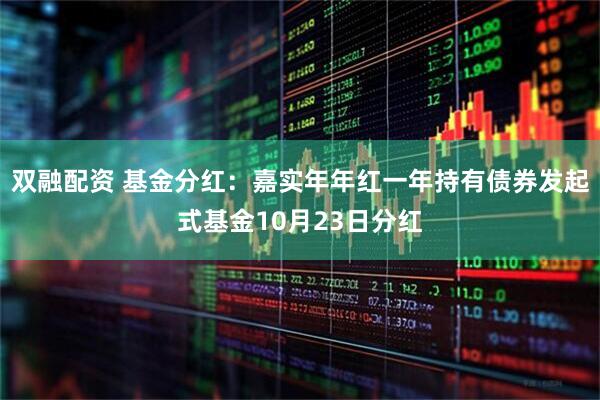 双融配资 基金分红:嘉实年年红一年持有债券发起式基金10月23日分红