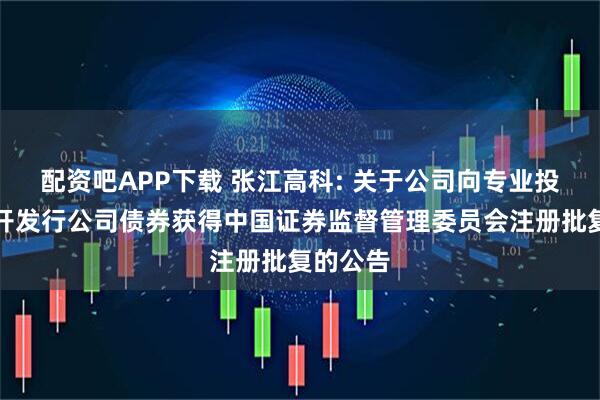 配资吧APP下载 张江高科: 关于公司向专业投资者公开发行公司债券获得中国证券监督管理委员会注册批复的公告